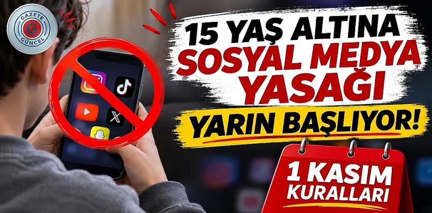 Sosyal medyada yeni dönem yarın başlıyor! 15 yaş altına hesap yok