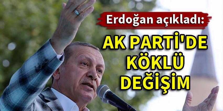 Erdoğan, Köklü Değişim Sinyali Verdi