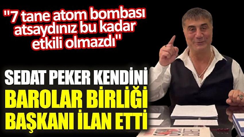 Muğla Barosu seçiminde suç örgütü lideri Sedat Peker'e 7 oy çıktı