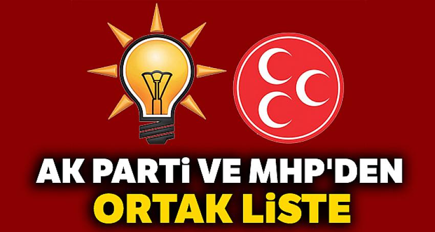 AK Parti ve MHP'den ortak liste