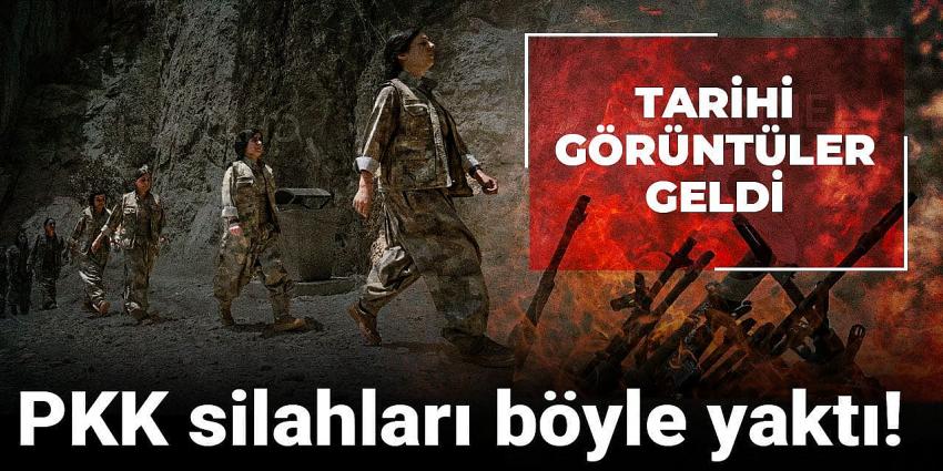 PKK Süleymaniye’de silah bırakıyor: Tarihi süreç başladı