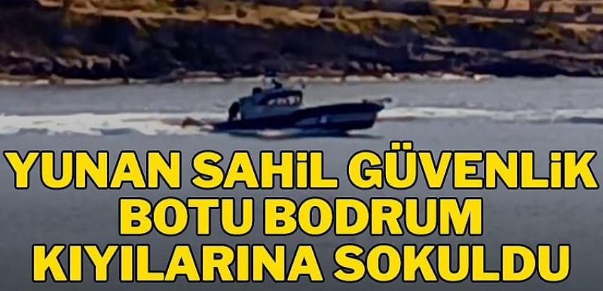 Yunan sahil güvenlik botu Bodrum