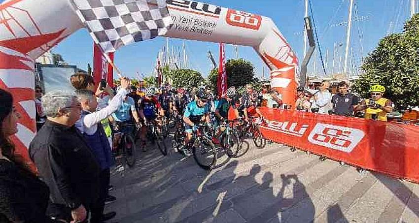 500'den fazla bisikletli, Bodrum'da yarıştı