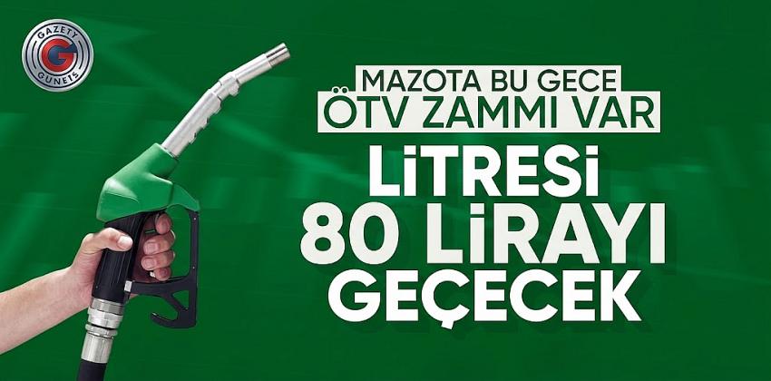 Motorine zam geliyor