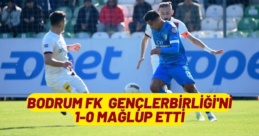 Bodrum FK'dan Taşdemir için anlamlı galibiyet