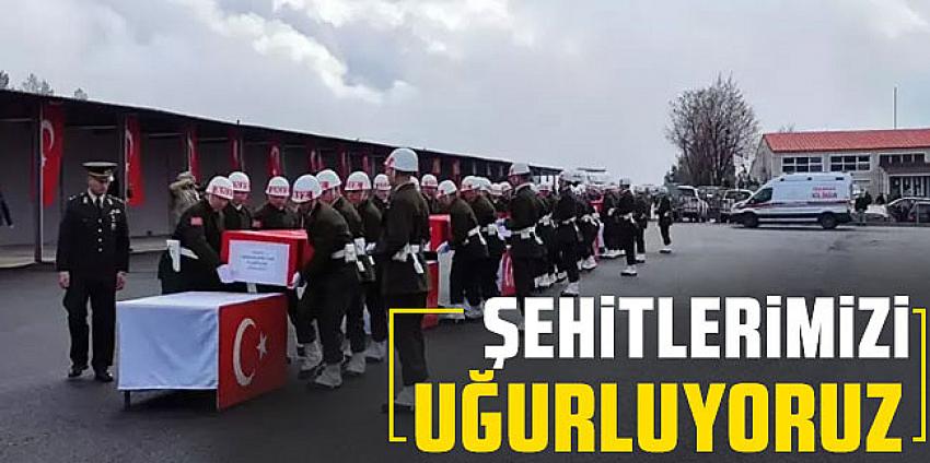 Şehitlerimiz memleketlerine uğurlandı...