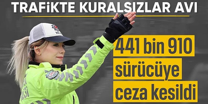 Trafikte bir haftada 2 milyon 408 bin 77 araç denetlendi