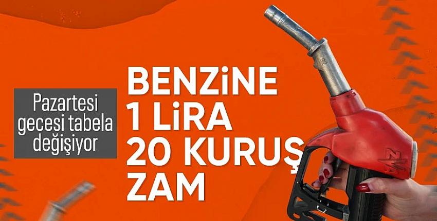 Benzine 1,20 TL zam bekleniyor: Salı günü pompaya yansıyacak