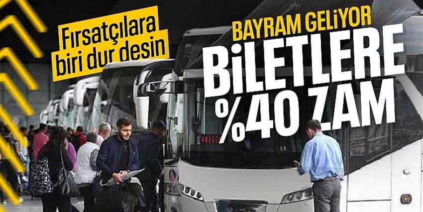 Bayram öncesi otobüs bileti fiyatları arttı