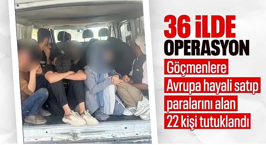 Ali Yerlikaya: Son 1 haftada 22 göçmen kaçakçılığı organizatörü tutuklandı