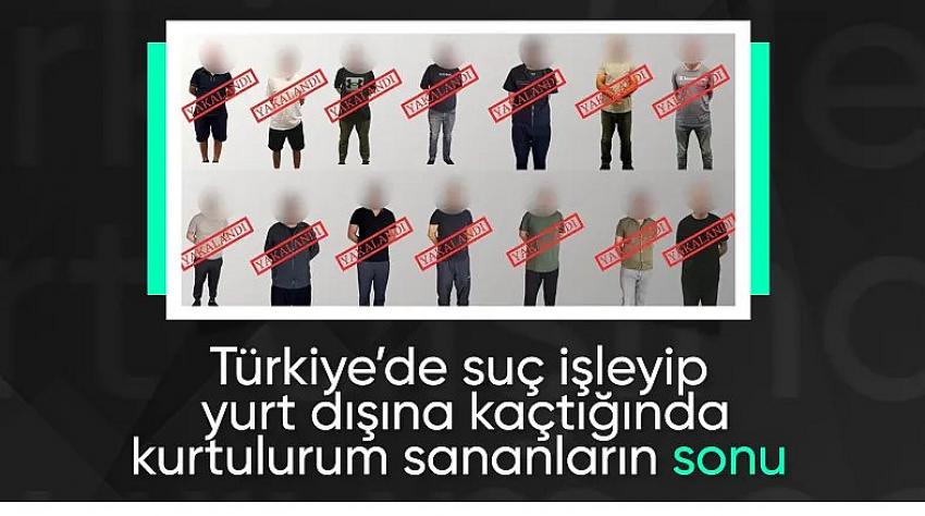 14 suçlu Türkiye
