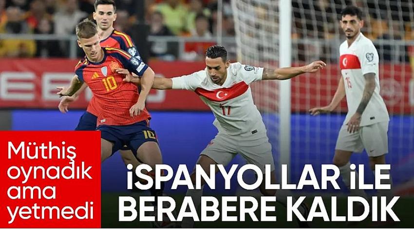 İspanya elimizden zor kurtuldu: Milliler bir ilki yaşattı