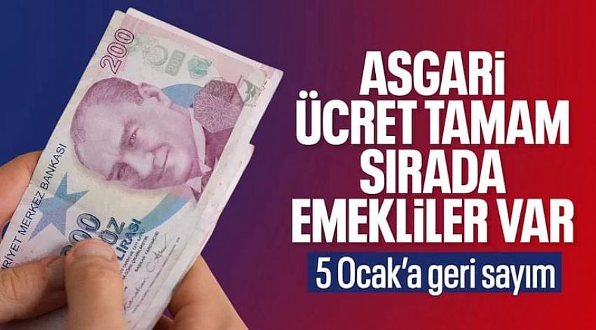 Asgari ücret kararı sonrası gözler memur ve emekli zammında: 5 Ocak