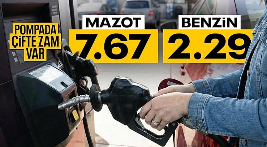 Akaryakıta çifte zam geliyor