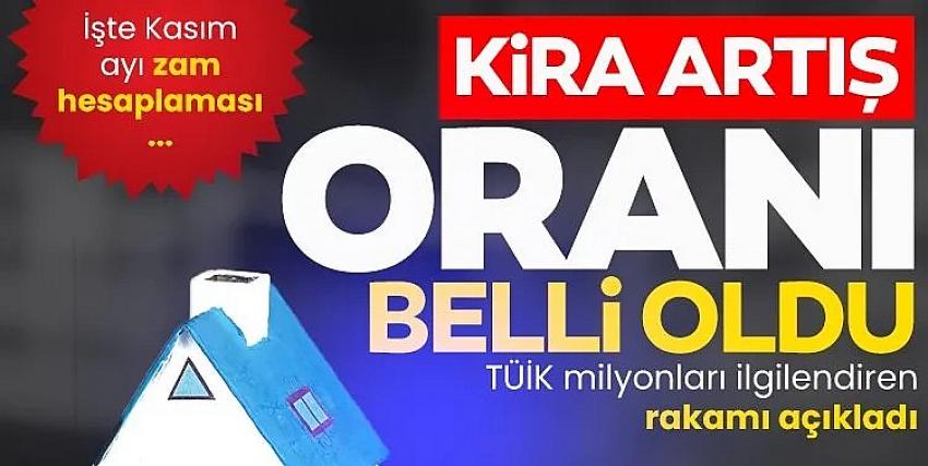 Kiraya yapılacak zam oranı belli oldu!