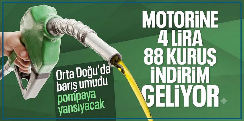 Petrol fiyatları çakıldı: Motorine 4 lira 88 kuruşluk indirim bekleniyor