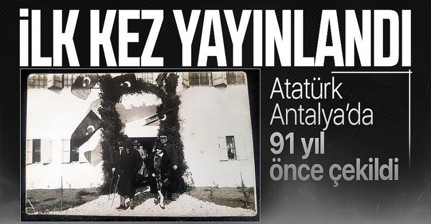 Atatürk'ün hiç yayınlanmamış bir fotoğrafı ortaya çıktı