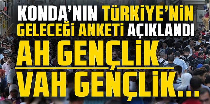 Konda'nın ''Türkiye'nin geleceği'' anketi sonuçlandı!