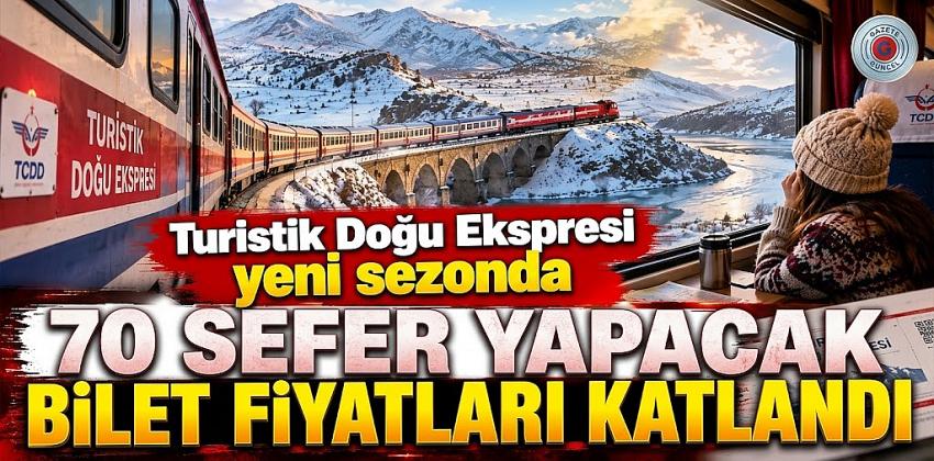 Turistik Doğu Ekspresi’nde Kış Sezonu Başlıyor: 70 Sefer Yapılacak, Biletler Satışa Çıkıyor!
