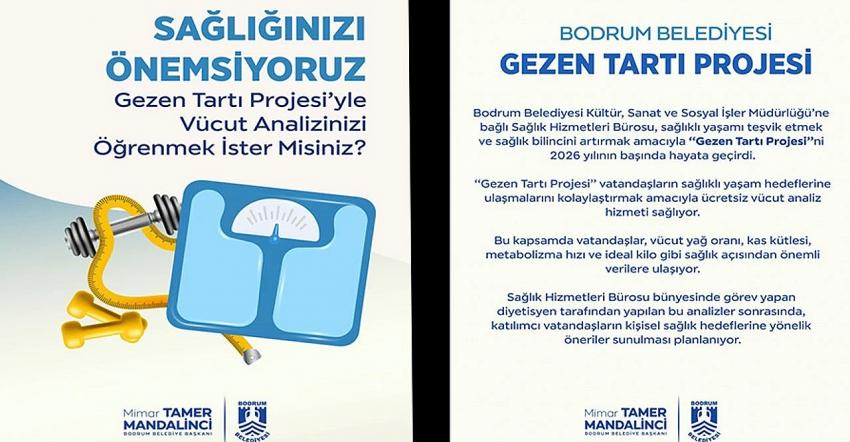 Belediyeden Sağlıklı Yaşama Destek: Gezen Tartı Projesi