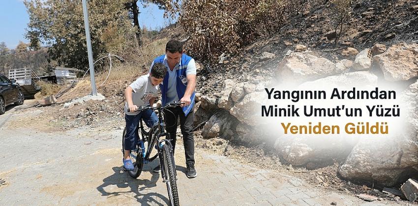 Yangının Ardından Minik Umut’un Yüzü Yeniden Güldü