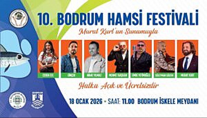 10. Bodrum Hamsi Festivali 18 Ocak’ta