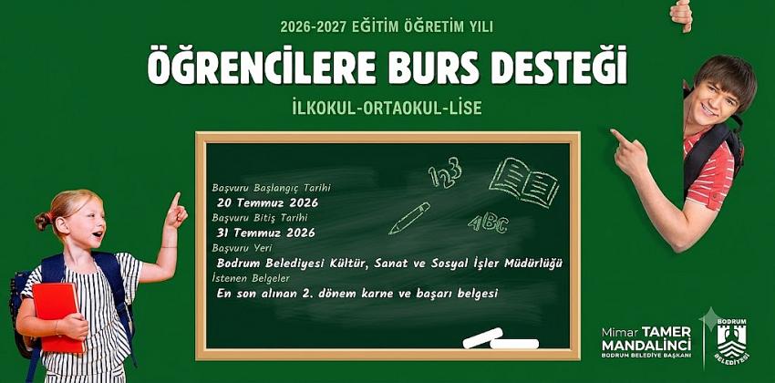 Bodrum Belediyesinden Öğrencilere Burs Desteği