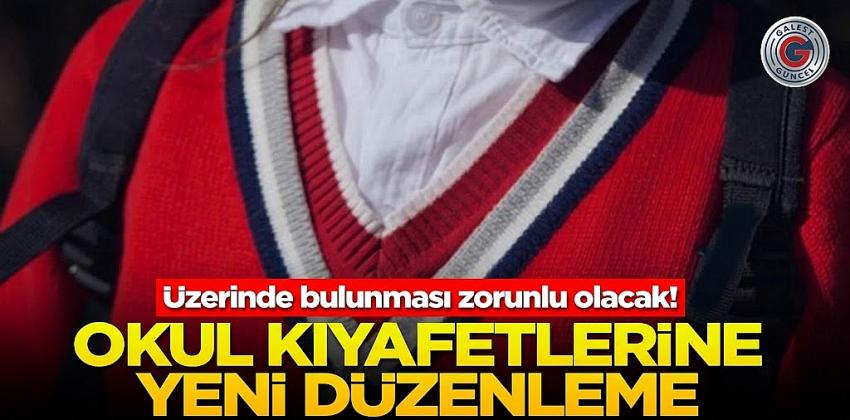 Okul kıyafetlerinde yeni dönem! Arma zorunluluğu geri getirildi