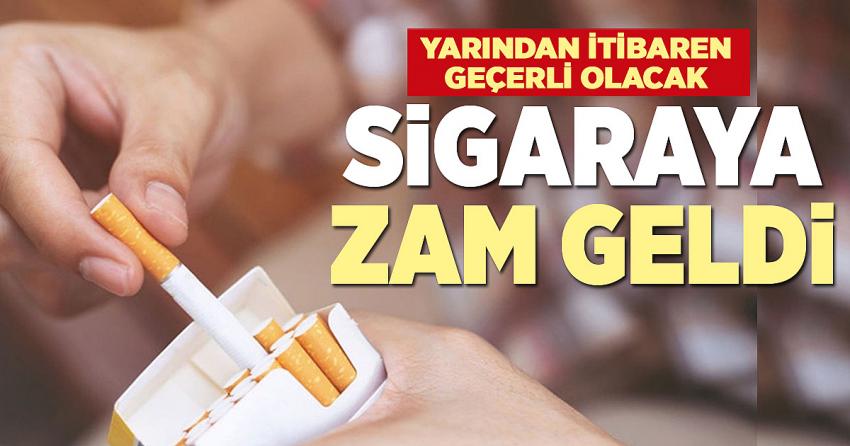 Sigaraya zam geldi! Yarından itibaren geçerli olacak
