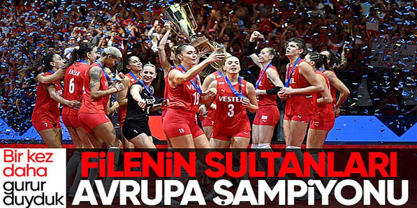 A Milli Kadın Voleybol Takımı Avrupa Şampiyonu