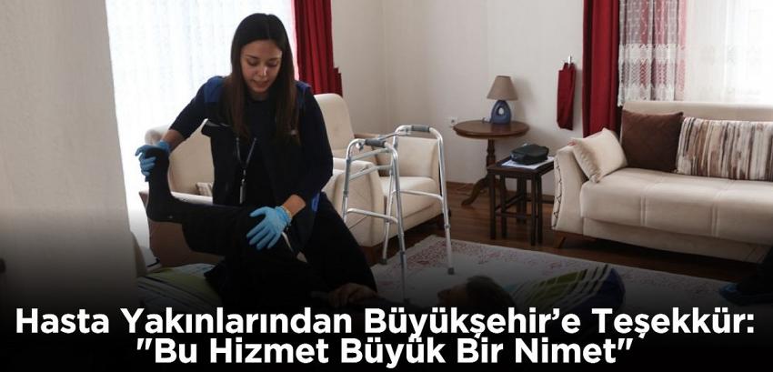 Fizyoterapi Hizmeti Hastaların Ayağına Gidiyor
