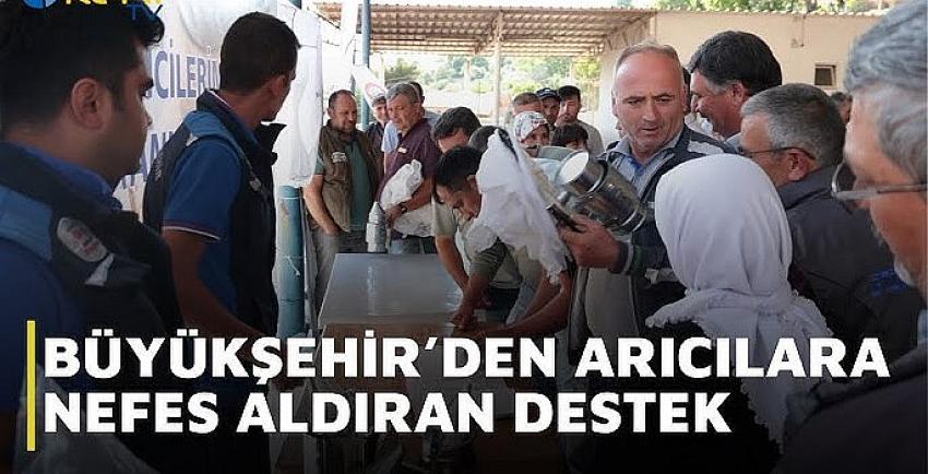 Büyükşehir’den Arıcılara Nefes Aldıran Destek
