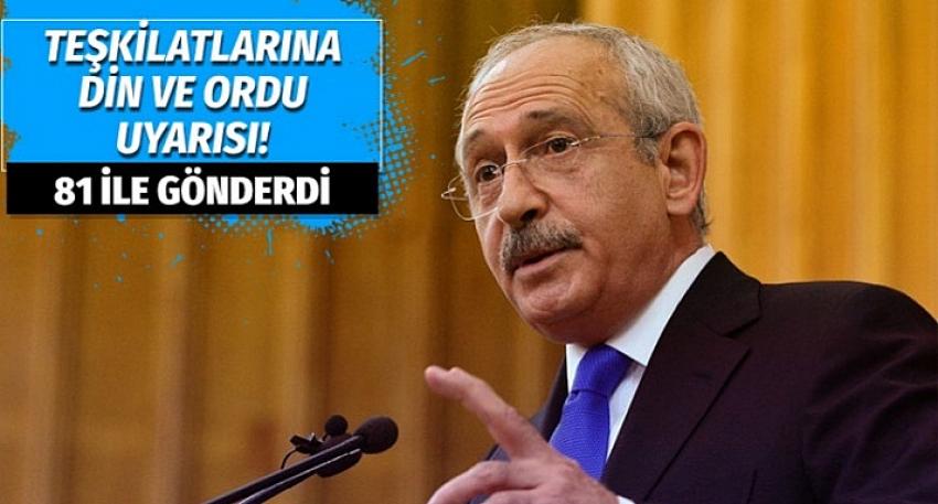 CHP lideri Kılıçdaroğlu'ndan 81 il örgütüne uyarı!