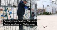 Belediyeden Okullara Kapsamlı Bakım ve Onarım Çalışmaları