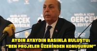 Aydın Ayaydın basınla buluştu: 