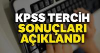 KPSS yerleştirme sonuçları açıklandı