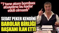 Muğla Barosu seçiminde suç örgütü lideri Sedat Peker'e 7 oy çıktı