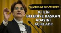 Meral Akşener 10 yeni belediye başkan adayını daha açıkladı!
