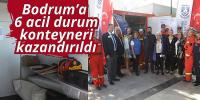 BODRUM’A 6 ACİL DURUM KONTEYNERİ