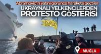 Ukraynalı yelkenciler, Abramoviç'in milyon dolarlık yatının önünü kesip gitmesini istedi