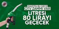 Motorine zam geliyor