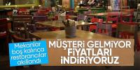 Müşteri sayılarının azaldığı restoran ve kafelere indirim çağrısı