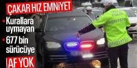 Emniyet kemeri kullanmayan 677 bin 978 sürücüye işlem yapıldı