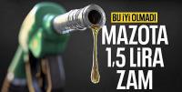 Akaryakıtta tabela değişiyor: Motorine 1,50 TL zam