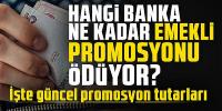 Hangi banka ne kadar emekli promosyonu ödüyor?