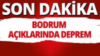 Bodrum açıklarında deprem