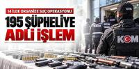 Muğla ve 13 İlde Dev Organize Suç Operasyonu: 195 Şüpheliye Adli İşlem