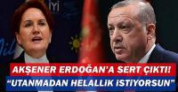 Akşener'den Erdoğan'a 'helallik' tepkisi