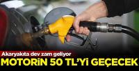 Akaryakıta rekor zam. Motorin 50 lirayı geçiyor