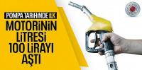 Motorinin litre fiyatı 100 lirayı geçti